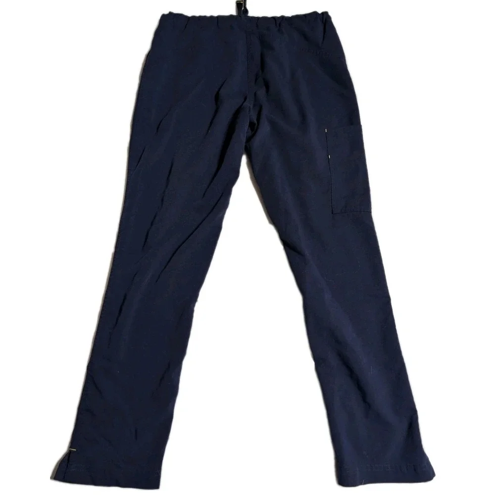 FIGS Scrub Pants Men's Small Navy Blue‎ Drawstring Medical Workwear